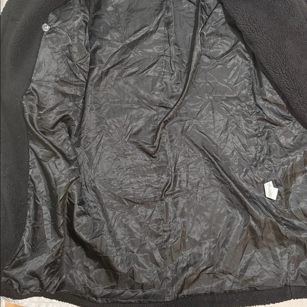 Black Faux Fur Coat - Picture 4 of 5